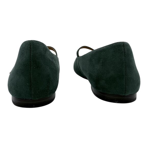 EUC- Cynthia Rowley Mary Jane’s Green Suede Size 8 - Picture 5 of 5